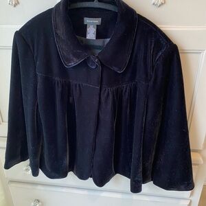 Spense Black Blazer with Three Quarter Sleeves